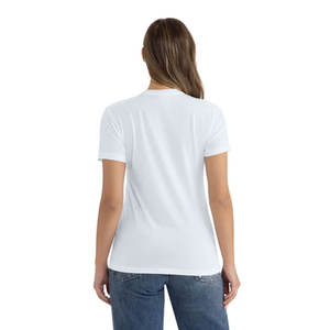 T-shirt CVC Next Level 6210 pour homme, couleur blanche, 60 % coton, 40 % polyester, jersey CVC de haute qualité, coupe classique, homme femme - Product Image 5