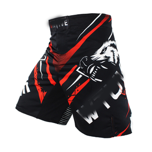 Custom Printed 100% Cotton Eco-Friendly MMA Shorts <b>4</b>-<b>Way</b> <b>Stretch</b> <b>Fabric</b> Sublimation or Screen Print Bulk Orders Welcome - Product Image 4