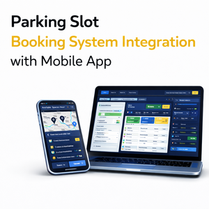 ระบบจองที่จอดรถอัจฉริยะพร้อมการพัฒนาแอปพลิเคชันมือถือเพื่อการจองแบบเรียลไทม์และการจัดการพื้นที่ - Product Image 1