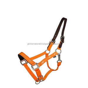 Harnais pour cheval en nylon double épaisseur avec motif cheval et quincaillerie nickelée - Product Image 4