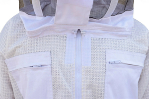 Professional 3-Layer Ventilated Full Body Beekeeping <b>Suit</b> Fencing Veil Hood Anti-<b>Bee</b> Protective Coverall Wholesale OEM - Product Image 6