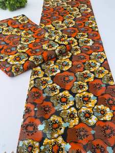 Tissu en Coton Ankara et Imprimé Wax Africain Audacieux en Gros pour la Production de Vêtements Tanzanie Afrique - Product Image 5