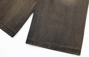 Pantalones Cortos de Mezclilla Rectos Desgastados de Cintura Media, Transpirables, Resistentes al Viento y de Secado Rápido, de Alta Calidad, para Hombre, para Correr en Otoño - Product Image 5