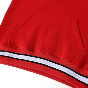 Sudadera Unisex con Cuello Redondo, Roja y Blanca, Personalizada, con Logotipo de Letras Griegas Bordadas, Ropa al por Mayor para Universidad, de Moda - Product Image 5