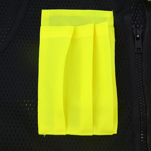 Derniers modèles de gilets haute visibilité pour hommes, respirants, confortables, très demandés, style sans manches, tendance, à prix raisonnable. - Product Image 5
