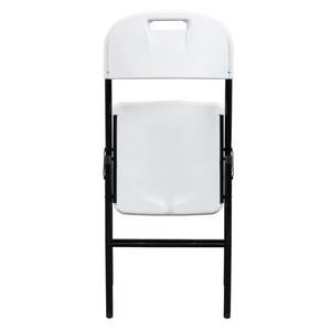 4pcs White <b>Garden</b> <b>Plastic</b> Folding <b>Chairs</b> 47*54*84cm for Outdoor Use - Product Image 5