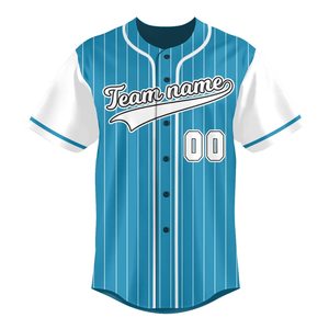Top for Streetwear Fashion and Sports Inspired Outfits Short Sleeve <b>Baseball</b> Jersey Shirt with Classic Collar and Athletic Look - Product Image 2