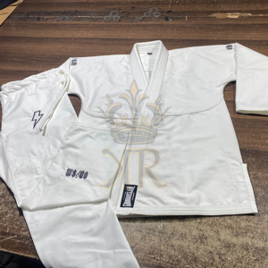 ชุดยูนิเซ็กซ์พรีเมียมผ้าฝ้ายสำหรับบราซิลเลียนยิวยิตสู  ชุดยูนิฟอร์ม BJJ แบบสั่งทำพิเศษ พร้อมบริการ OEM/ODM สำหรับขายส่งชุดศิลปะการต่อสู้ - Product Image 3