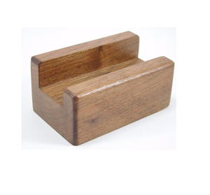 Counter Tabletop Wood Card Holder Display Supplies Promotional <b>Pad</b> Card Holder Best Quality - Product Image 5