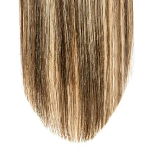 ผมแท้แบบ Remy Weft 100% ตรงสีบลอนด์ไฮไลท์  ลอนธรรมชาติ  สามารถปรับแต่งได้ - Product Image 6