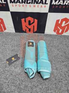 Protège-tendons pour chevaux, protection des jambes, attelle de brossage, haute qualité, couleurs personnalisables, logo, néoprène respirant - Product Image 2