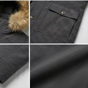 แจ็กเก็ตมีฮู้ดสำหรับผู้ชายเสื้อกันลมเสื้อโค้ทมีฮู้ดแฟชั่นสำหรับฤดูหนาว - Product Image 4