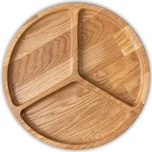 Bandeja de Madera para Servir, Plato para Bocadillos Saludables, Plato Pequeño para Galletas, Frutas, Frutos Secos y Postre - Product Image 4