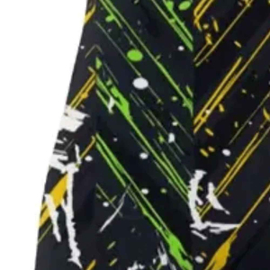 Combinaison de lutte noire pour homme, une pièce, imprimée par sublimation, compressive, extensible, ajustée, avec numéro 07 et logo au dos - Product Image 4