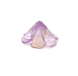 Piedra Preciosa Suelta de Ametrino Natural Tallada en Forma de Flor, Azul, 33.5x36mm, 56.8 CT, para Joyería - Product Image 3