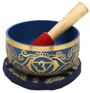 Bol chantant tibétain antique pour la purification des chakras, l'équilibrage, la guérison, les thérapies par vibration sonore, vente en gros à prix avantageux - Product Image 5