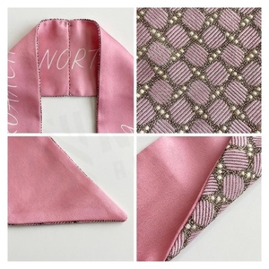 NORTH APPROACH Women's Long Silk Scarf Geometric Print Elegant Multi-Functional Fashion Accessory All Seasons - Product Image 4