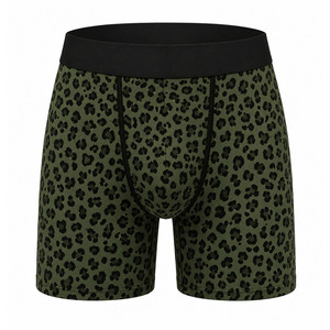 Calzoncillos Boxer a Rayas para Hombre, Paquete de 5, Ropa Interior de Algodón, Transpirable, Suave y Cómoda, Calzoncillos Boxer de Cintura Media para Hombre, Venta al por Mayor - Product Image 4