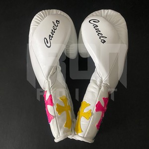 ถุงมือชกมวยโครมฮาร์ทส์แบบมืออาชีพ รุ่น No Boxing No Life หนังวัวแท้คุณภาพสูง หนาพิเศษ ปรับแต่งได้ ขายดี - Product Image 6