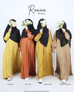 Robe Abaya Musulmane Modeste de Haute Qualité, Tissu 100% Polyester, Respirant, Écologique, Séchage Rapide, Design Casual - Product Image 1