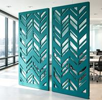 Panel Acústico Decorativo de Fibra de Poliéster Colgante, Divisor de Espacios para Oficina, Absorbente de Sonido