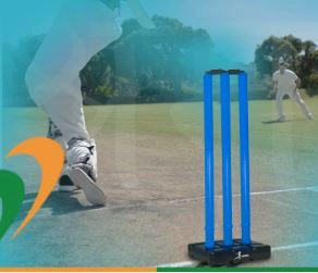 Stumps de cricket en plastique, 3 stumps, 2 bails, épaisseur personnalisable, matériau et couleur de haute qualité selon les normes internationales - Product Image 3