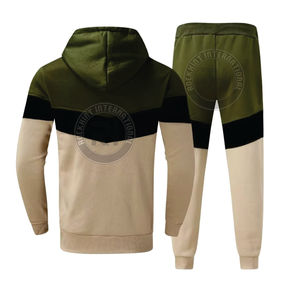 Survêtement en polyester et coton athlétique, tissu lisse et durable, coupe confortable, parfait pour les activités sportives et les tenues décontractées - Product Image 5