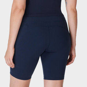 Shorts d'été décontractés pour femmes, taille haute, 100% polyester, séchage rapide, taille élastique, respirant, mode, OEM ODM, vente en gros - Product Image 3