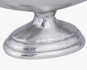Nouveauté : Seau à glace ovale en métal argenté, grand bol à champagne sur piédestal, refroidisseur à vin pour bar à domicile et événements - Product Image 4