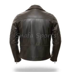 Chaquetas de Cuero Genuino para Hombre, Diseño 2026, Totalmente Personalizadas, Hechas en Sialkot, Pakistán - Product Image 2