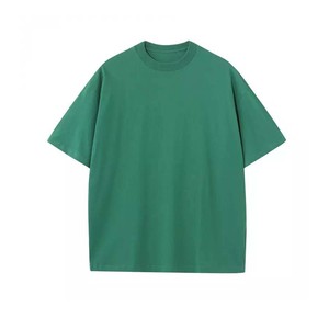เสื้อยืดสตรีทแวร์ผู้ชาย OEM แบบสั่งทำพิเศษ ผ้าฝ้าย 100% หนัก 300 กรัม คอกลม ไหล่ตก เสื้อยืดเปล่าผ้าฝ้าย 100% - Product Image 6