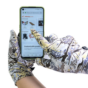 Guantes Tácticos de Camuflaje para Caza, Aislantes, de Nailon, Impermeables, Antideslizantes, Transpirables, con Cierre de Gancho y Bucle, para Clima Cálido, Actividades al Aire Libre - Product Image 2