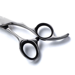 Ciseaux de barbier professionnels de haute qualité, lame droite tranchante en acier inoxydable, pour droitiers, conçus pour la coupe de cheveux, Pakistan. - Product Image 6