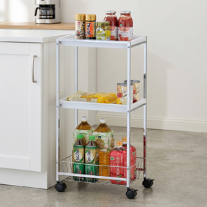 Wholesale Taiwan Furniture Manufacturer Housewares DIY MIT 3 TIER Slim Serving Storage Cart - Product Image 4