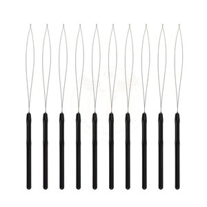 Aiguille à boucle en acier inoxydable de qualité supérieure pour l'application de micro-anneaux et la coiffure en salon - Product Image 1