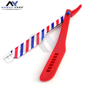 Navaja de Afeitar Recta con Hoja Recubierta de Papel para Barbería y Salón, para Afeitado de Barba y Vello Facial, Limpieza Suave y Segura, Afeitado Tradicional en Húmedo - Product Image 2