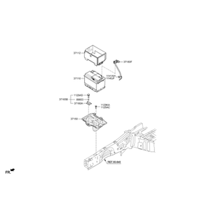 Batteries neuves Sportage 37180D9000 - Product Image 2