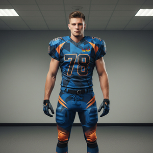 Ensemble de maillots de football américain unisexe 2026 les plus vendus, personnalisables avec nom et numéro, tenue de sport, uniformes de football à manches courtes - Product Image 1