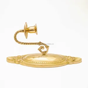 Porte-bougie rustique vintage pour la décoration de la table de cuisine, porte-bougie moderne pour un style de salon luxueux, Zahid Exports - Product Image 4