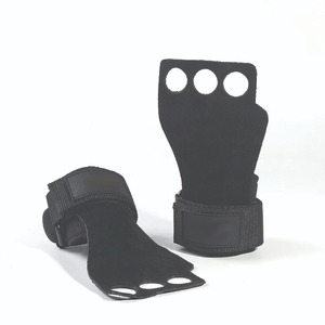 Protège-mains de musculation en cuir respirant avec fermeture auto-agrippante pour la musculation et l'entraînement de gymnastique - Product Image 1