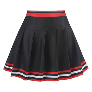 Tenue de pom-pom girl pour adolescentes et femmes, uniforme de cheerleading, costume d'Halloween, crop top pour adulte, tenue de cheerleading personnalisée, design élégant - Product Image 3