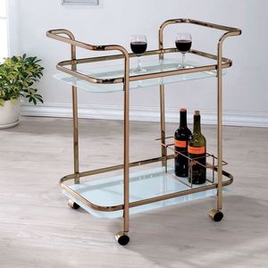 Carrito de Servicio Metálico Multiusos Apto para Cocina, Comedor, Hotel, Restaurante, Cafetería y Servicio de Catering para Eventos - Product Image 5