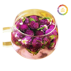 Fleurs d'amarante globe séchées soigneusement sélectionnées, aux couleurs vibrantes, pour l'artisanat, les projets de bricolage, la décoration intérieure et pour le thé - Product Image 6