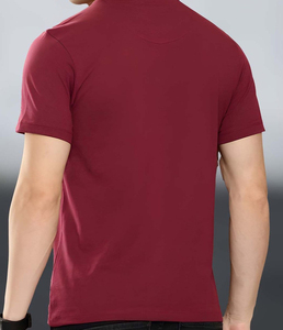 T-shirt en coton à col rond pour homme, coupe classique, uni, décontracté, à manches courtes, idéal pour la gym, l'entraînement et la mode, pour le marché mondial. - Product Image 2
