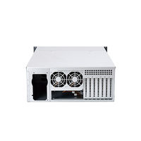 Boîtier de serveur 4U en alliage d'aluminium à 24 baies, avec backplane SATA/SAS à échange à chaud, ventilateurs de refroidissement, châssis industriel, USB haute performance