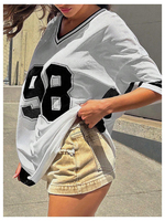 T-shirt d'été pour homme en maille unie à manches courtes, coupe oversize, grande taille, séchage rapide, pour la course et le sport