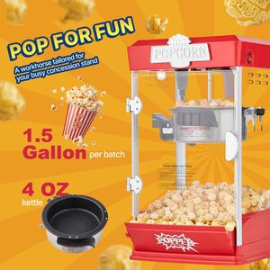 Macchina per Popcorn da Tavolo 480W, Capacità 4 Oz (1.5 Litri) con 3 Paletta, Include Popper per Popcorn Perfetti - Product Image 2