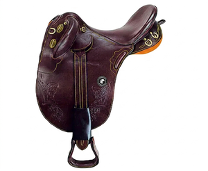 Selle en cuir anglaise de luxe pour l'équitation, exportation mondiale - Product Image 2