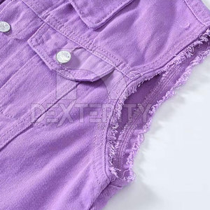 Camisas Vaqueras Sin Mangas de Color Sólido, Estilo Casual, al Mejor Precio, Servicio OEM, Cómodas, Transpirables, Ecológicas, de Secado Rápido - Product Image 3