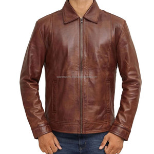 Chaqueta de Cuero Casual de Invierno para Hombre, Personalizable, Material Suave y Transpirable, Diseño Robusto, para Uso Diario, en Colores Negro, Marrón y Bronceado - Product Image 6